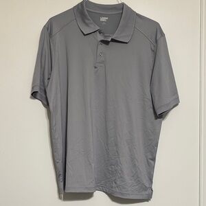 Lands' End Men's Polo in Charcoal